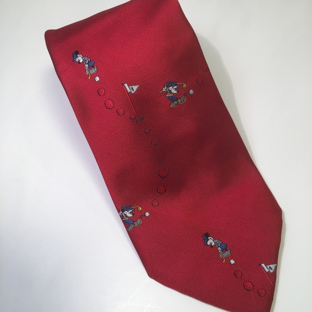 Disney Mickey Golf Tie by Balancine The Tie Works